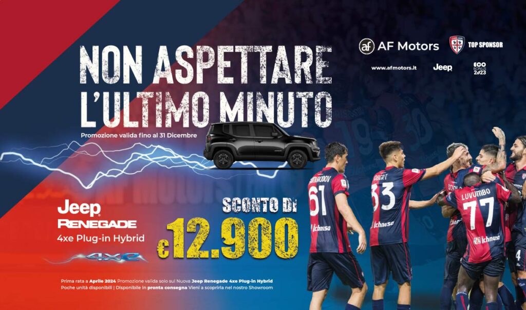 Promozione Nuova Jeep Renegade 4xe Hybrid - AF Motors Febbraio 2024