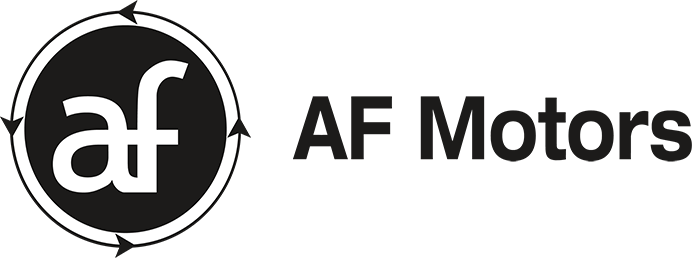 Logo AF Motors Nero Orizzontale