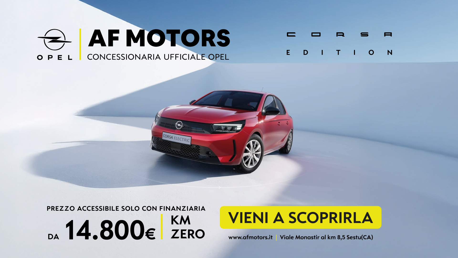 Promo Opel Corsa Cagliari Tua da 14.800€ - AF Motors