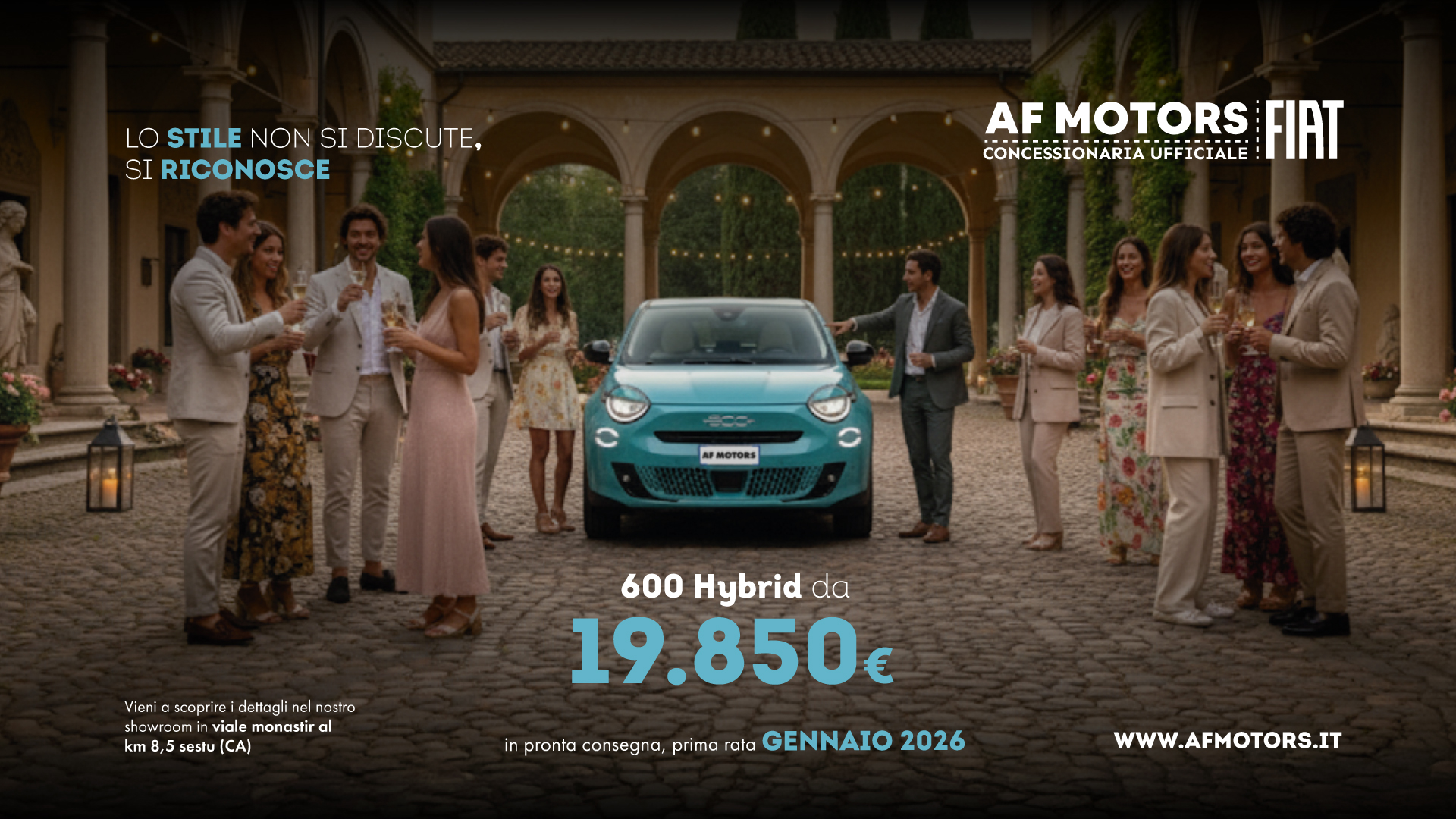 Promo Fiat 600 Hybrid - AF Motors Cagliari - Tua da 19.850 euro