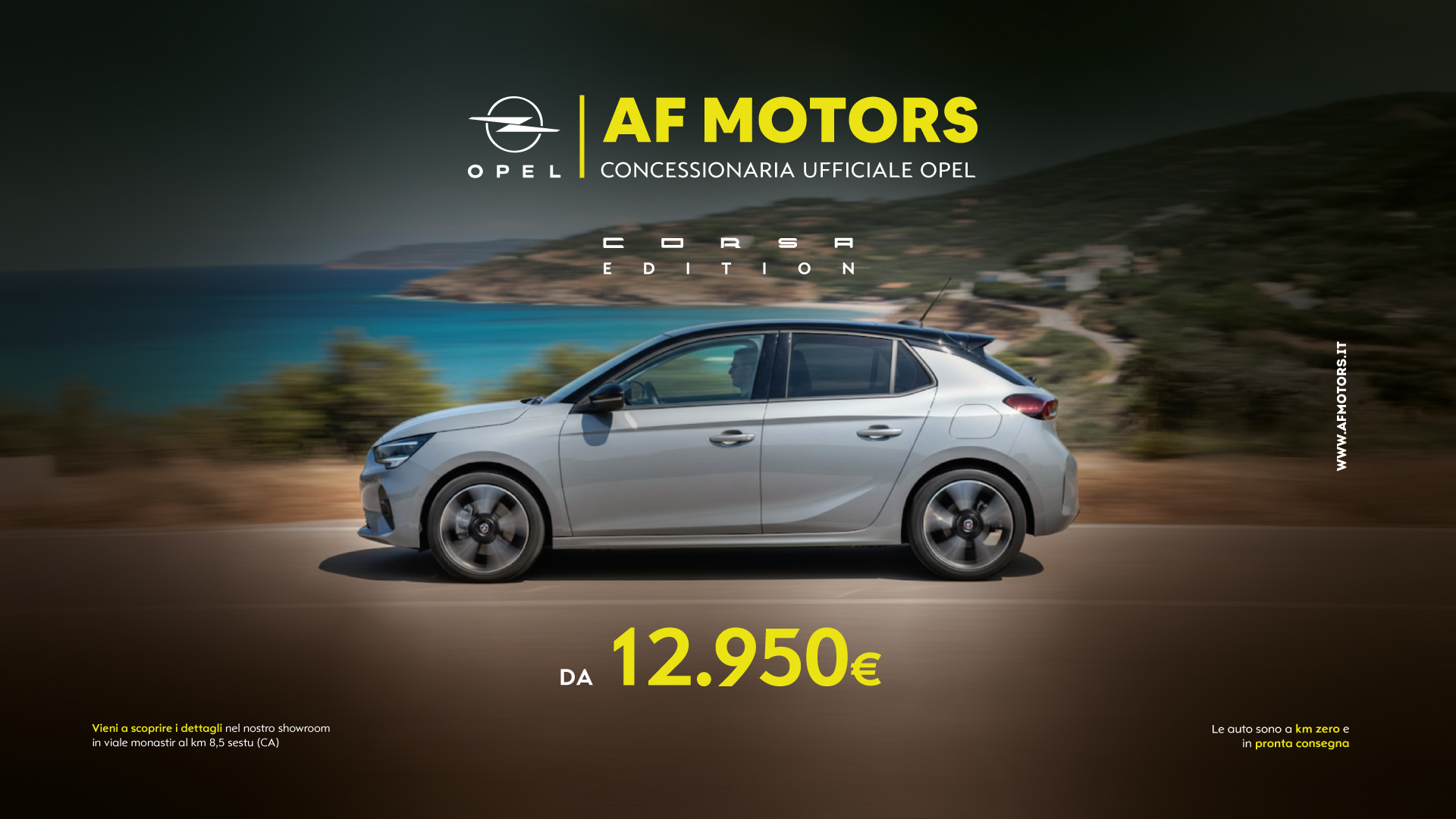 Promo Opel Corsa Cagliari - Tua da 12.950€ - AF Motors Cagliari