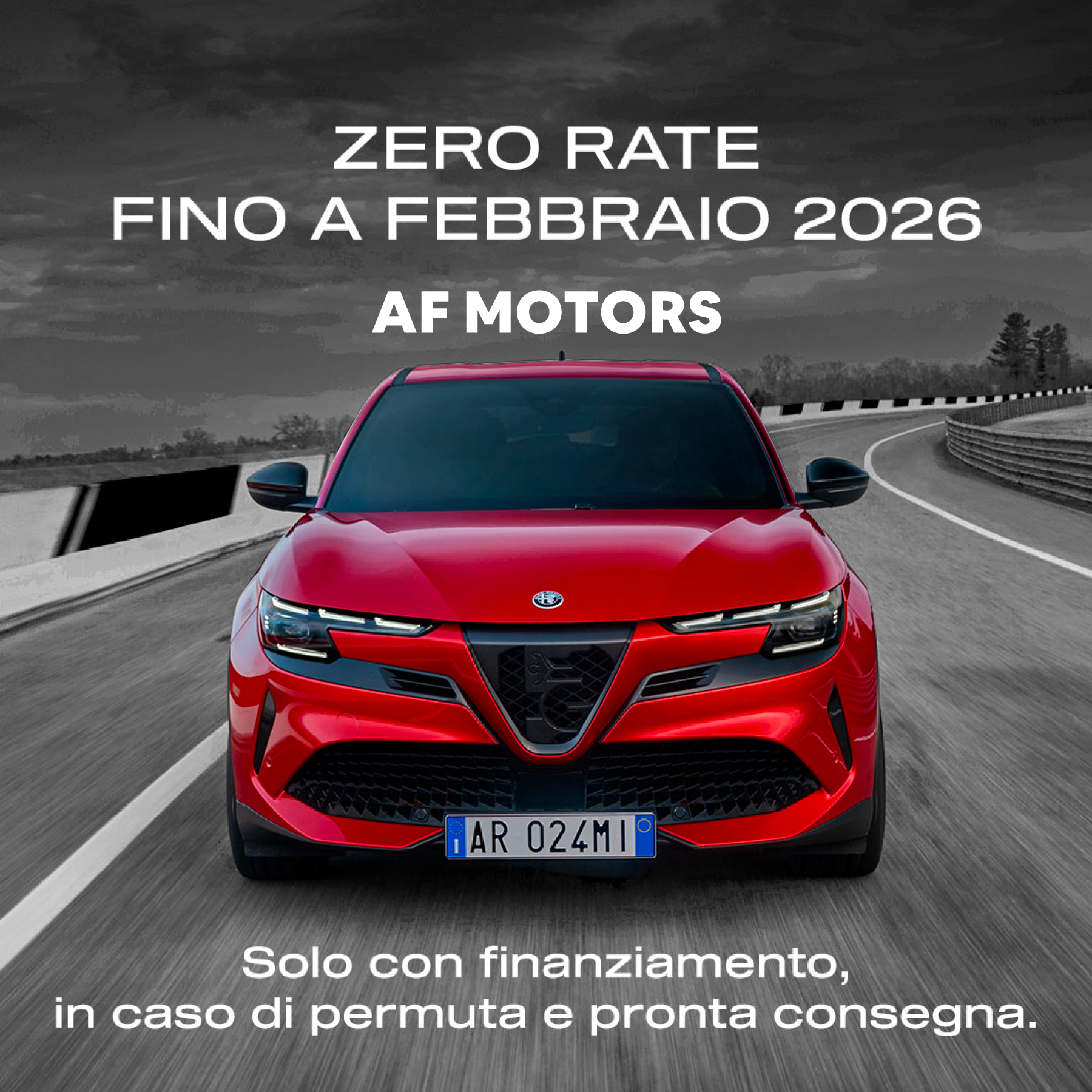 Promo Tonale - Promo Junior - Promo Alfa Romeo Black Friday AF Motors Cagliari