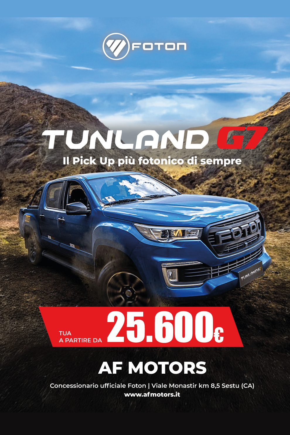 Promo Foton cagliari Tunland G7 Cagliari AF Motors