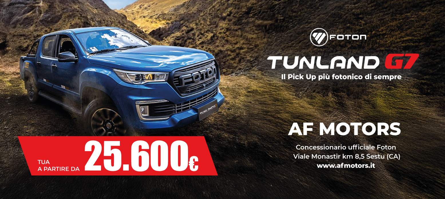 Promo Foton Tunland G7 Cagliari AF Motors Promozione Foton Tunland G7
