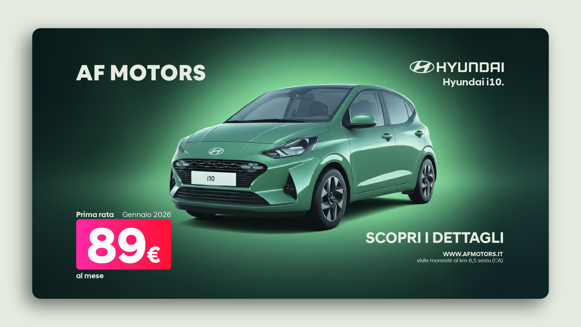 Promo Hyundai i10 Cagliari AF Motors