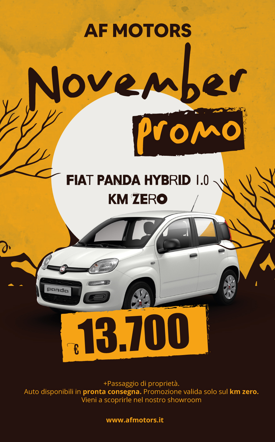 Promo Fiat Panda Novembre AF Motors Sestu - Promo Fiat a Cagliari
