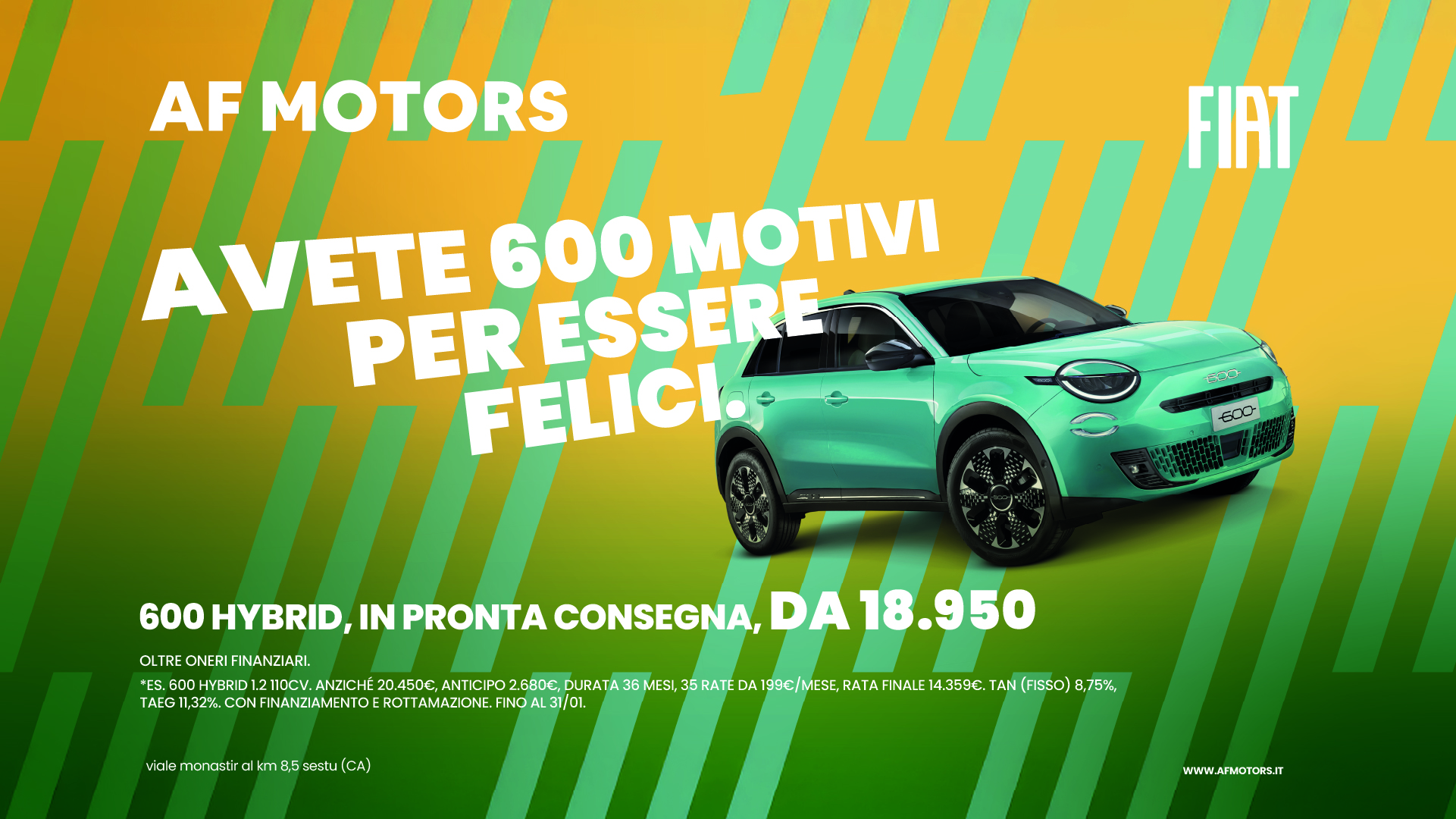 Promo Fait 600 Ibrida AF Motors Cagliari - Promo Gennaio AF Motors