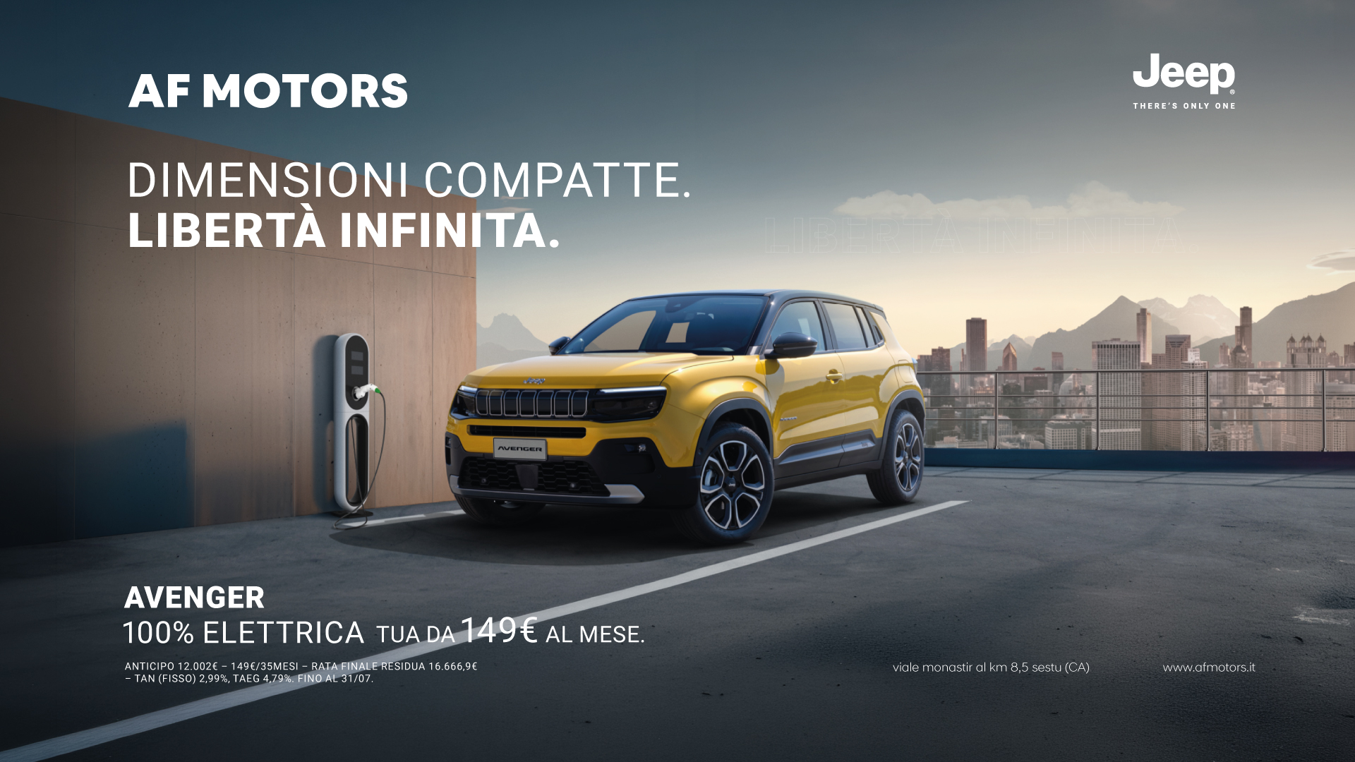 Promo Jeep Avenger Elettrica Luglio 26