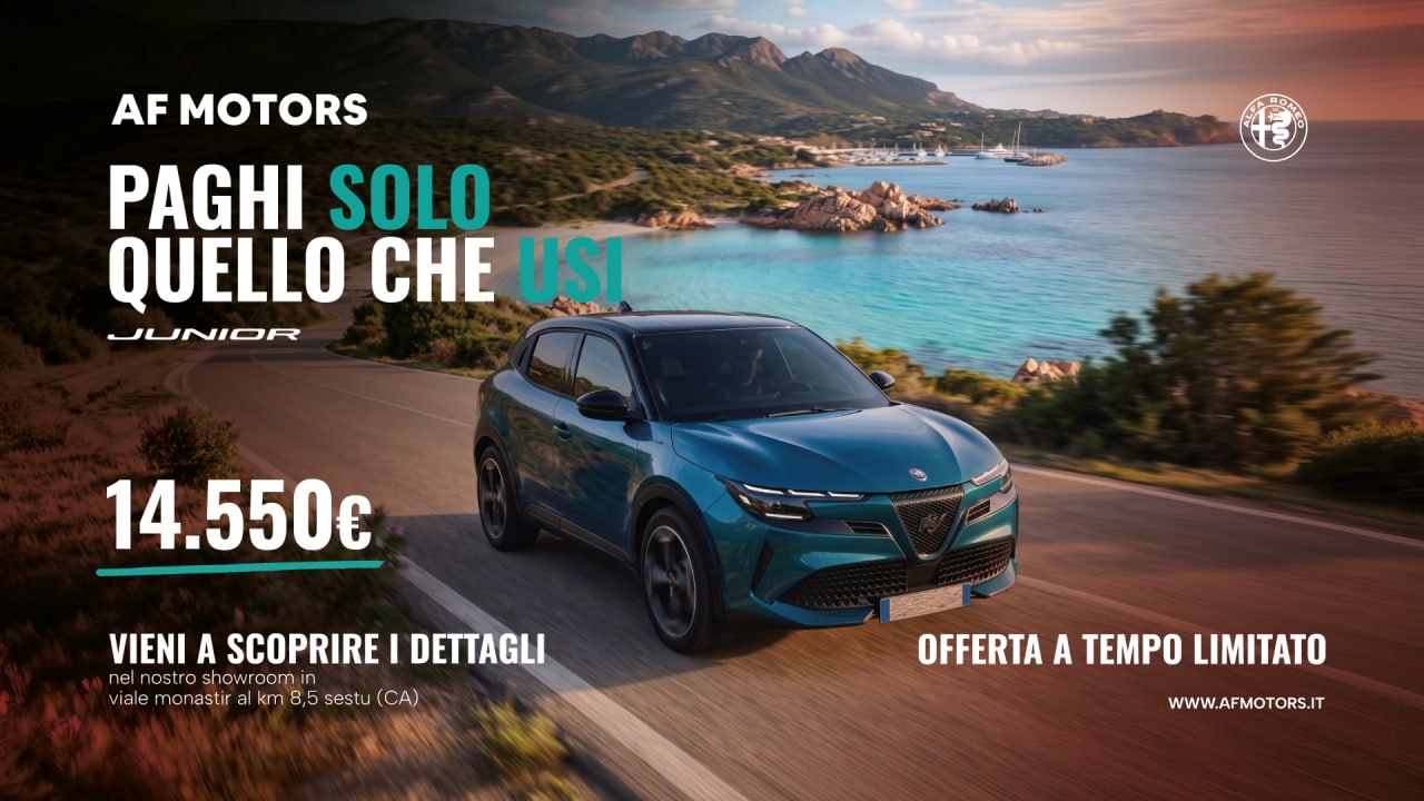 Promo Alfa Romeo Junior Cagliari Luglio
