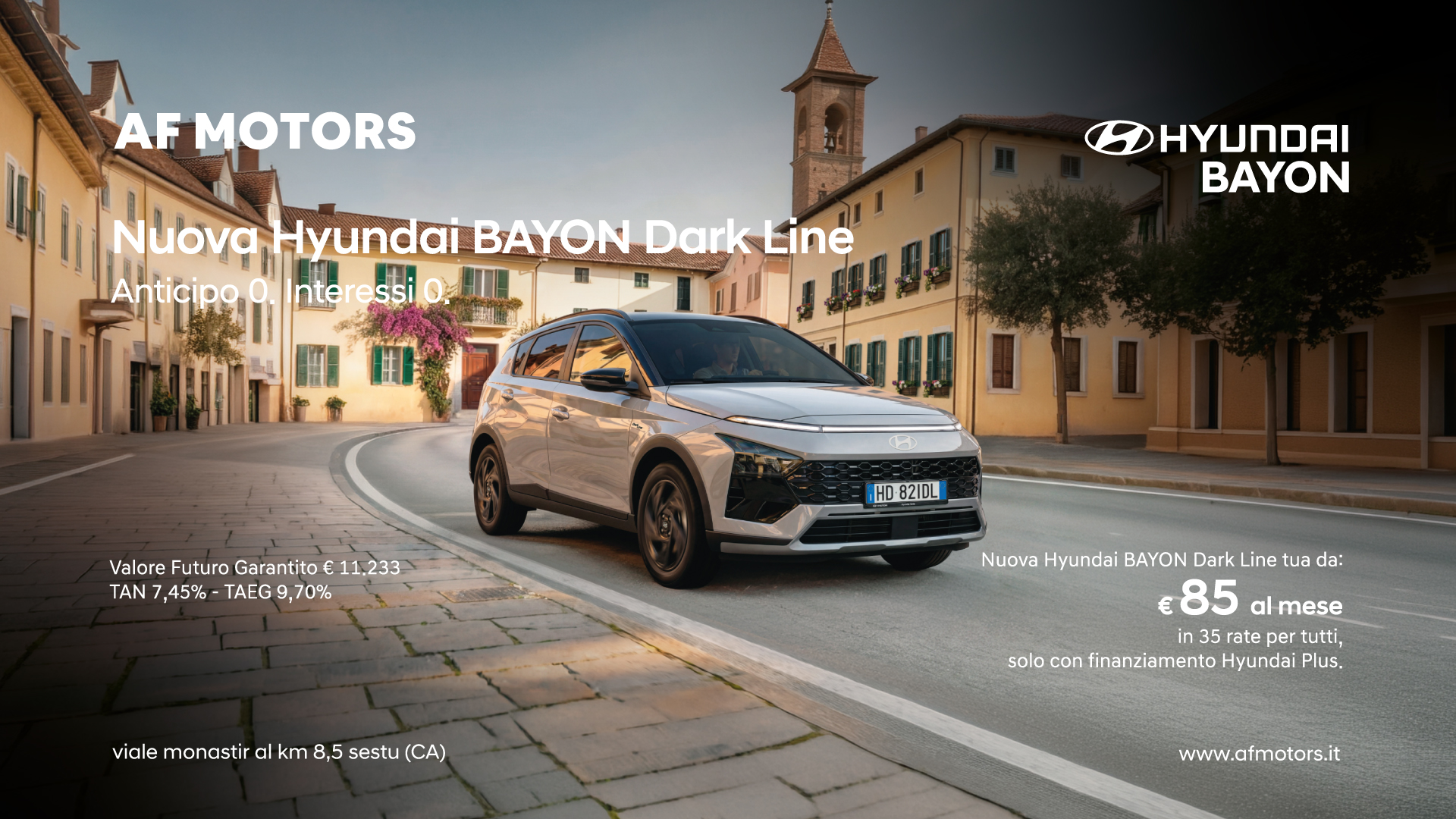 Promo Hyundai Bayon Dark Line Luglio AF Motors